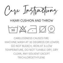 Load image into Gallery viewer, Hikari Grey & White Striped Cushion 40x60