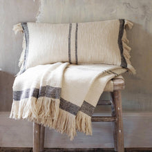 Load image into Gallery viewer, Andas Black Stripe Throw