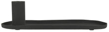 Load image into Gallery viewer, Black Dinner Candle Oval Holder L