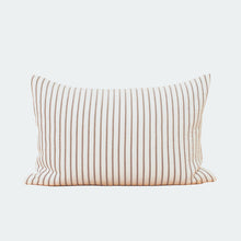Load image into Gallery viewer, Hikari Taupe & White Striped Cushion 40x60
