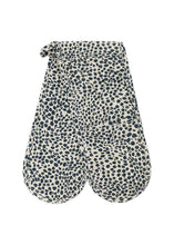 Load image into Gallery viewer, Animal Print Double Oven Glove Navy