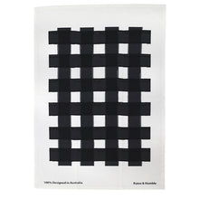 Load image into Gallery viewer, Watercolour Gingham Tea Towel