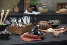 Load image into Gallery viewer, Olive Wood Salt Bowl & Spoon Set