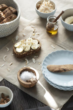 Load image into Gallery viewer, Olive Wood Salt Bowl & Spoon Set