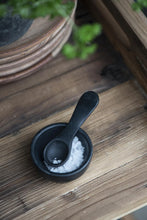 Load image into Gallery viewer, Stone Salt Bowl & Spoon Set