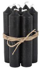 Load image into Gallery viewer, Short Dinner Candle Dark Grey - Set of 6