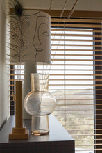 Load image into Gallery viewer, Glass Flower Vase in Peach