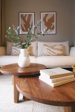 Load image into Gallery viewer, Round Teak Coffee Table - M