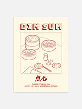 Load image into Gallery viewer, Framed* Dim Sum Poster
