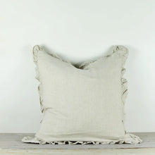 Load image into Gallery viewer, Olivia Ruffle Cushion Natural
