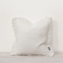 Load image into Gallery viewer, Oli Ruffle Cushion White
