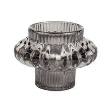 Load image into Gallery viewer, Glass Candleholder Grey

