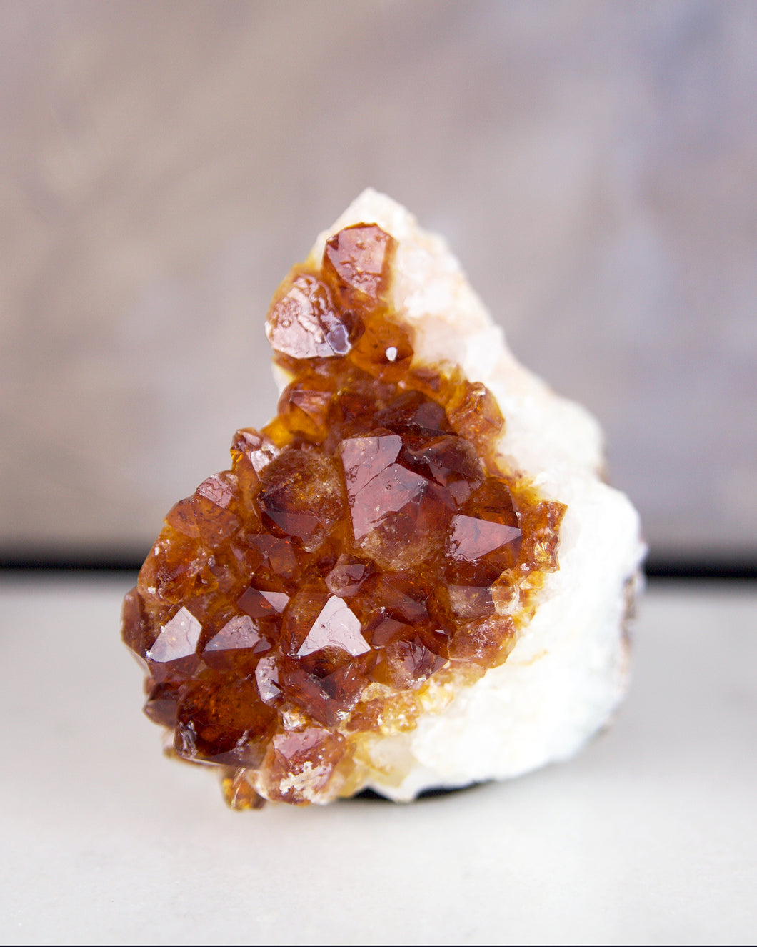 Citrine Druze Lux Crystal Object