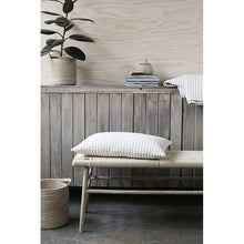 Load image into Gallery viewer, Hikari Taupe &amp; White Striped Cushion
