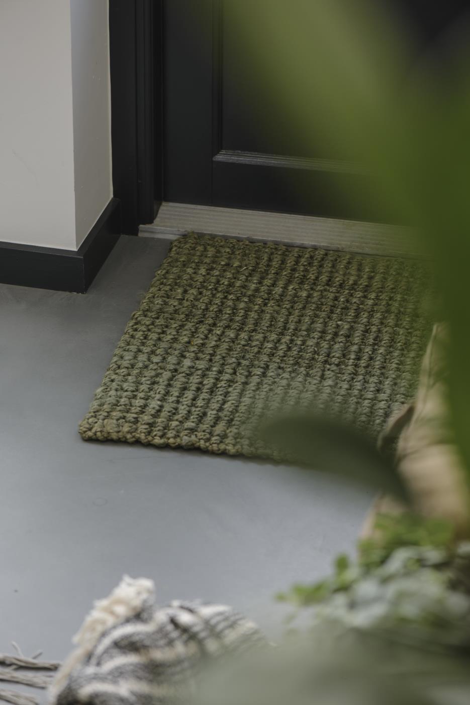 Jute Olive Doormat