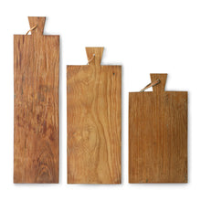 Load image into Gallery viewer, Teak Bread Board - set of 3
