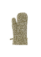 Load image into Gallery viewer, Animal Print Single Oven Glove Khaki
