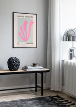 Load image into Gallery viewer, Framed* Matisse Cutout Pink Poster
