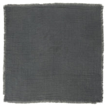 Load image into Gallery viewer, Dark Grey Double Weave Napkin Set of 2
