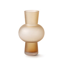 Load image into Gallery viewer, Matt Glass Flower Vase in Peach
