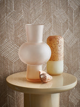 Load image into Gallery viewer, Matt Glass Flower Vase in Peach
