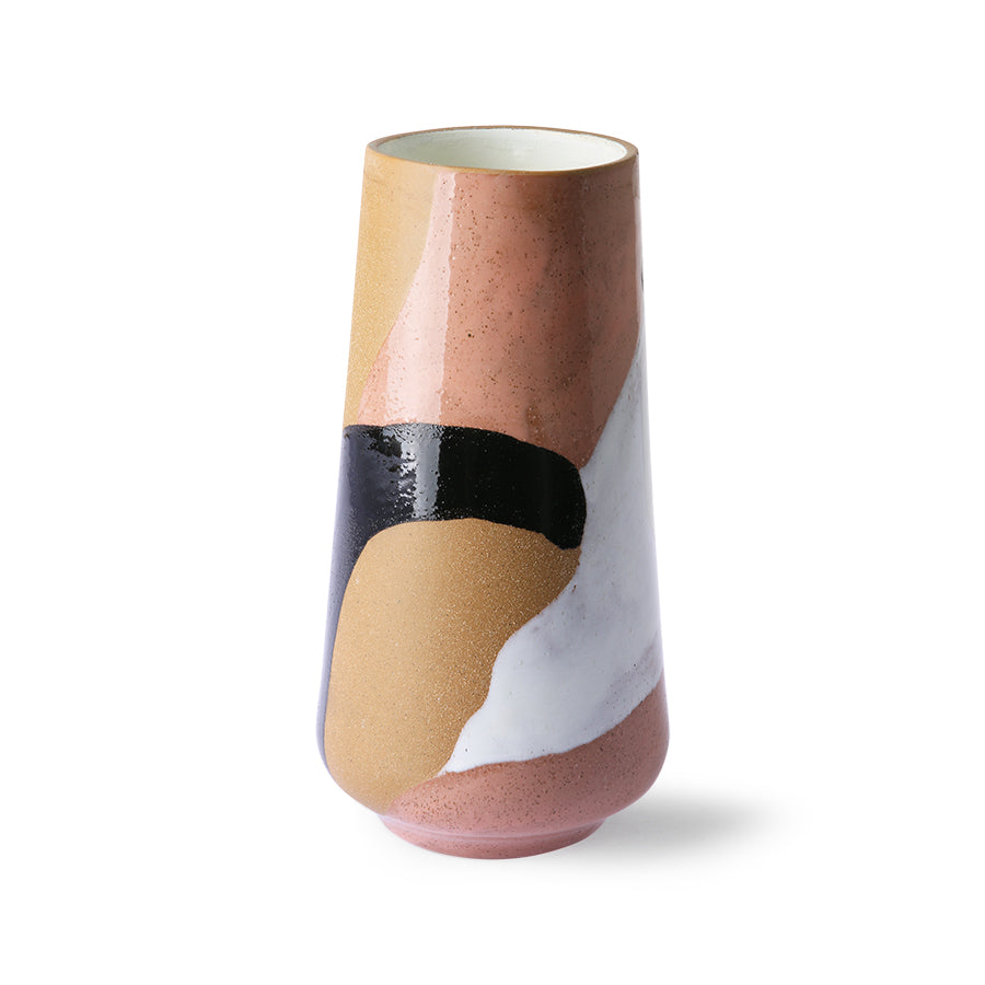 Hand Painted Abstract Vase
