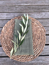Load image into Gallery viewer, Green Double Weave Napkin Set of 2
